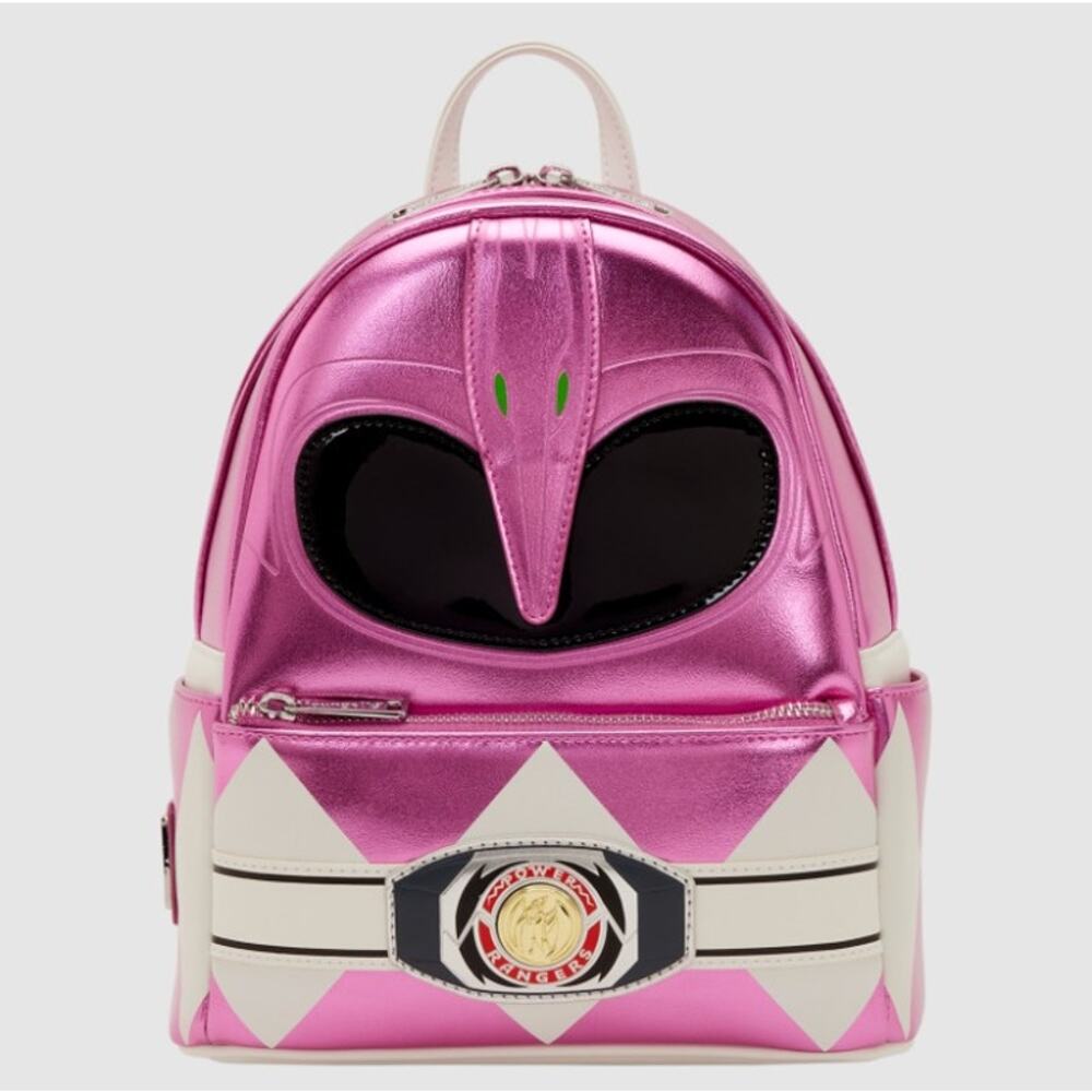Loungefly Power Rangers Pink Ranger Cosplay Mini Backpack | NWT